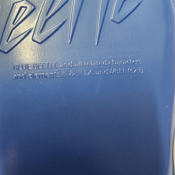 DC Blue Beetle Movie Popcorn Vessel Bucket Tub Cosplay Blackpack Toy Collectible - Picture 10 of 12